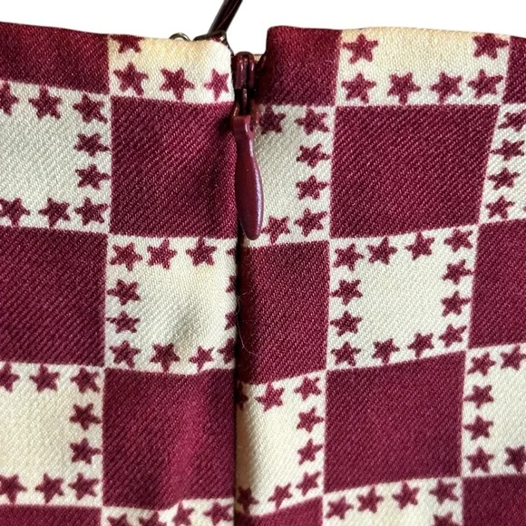 (Sold) Urban Outfitters Mini Skirt Women’s Size Small Red Yellow Check Print New - Picture 7 of 12